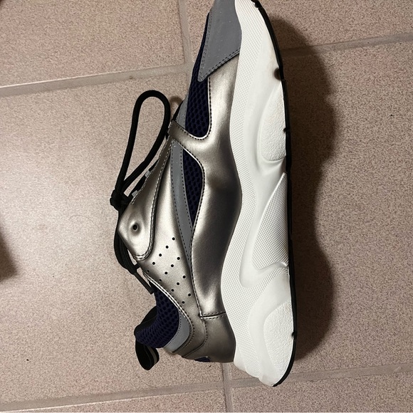 DIOR B22 BLACK/WHITE/BLUE - Picture 3 of 14